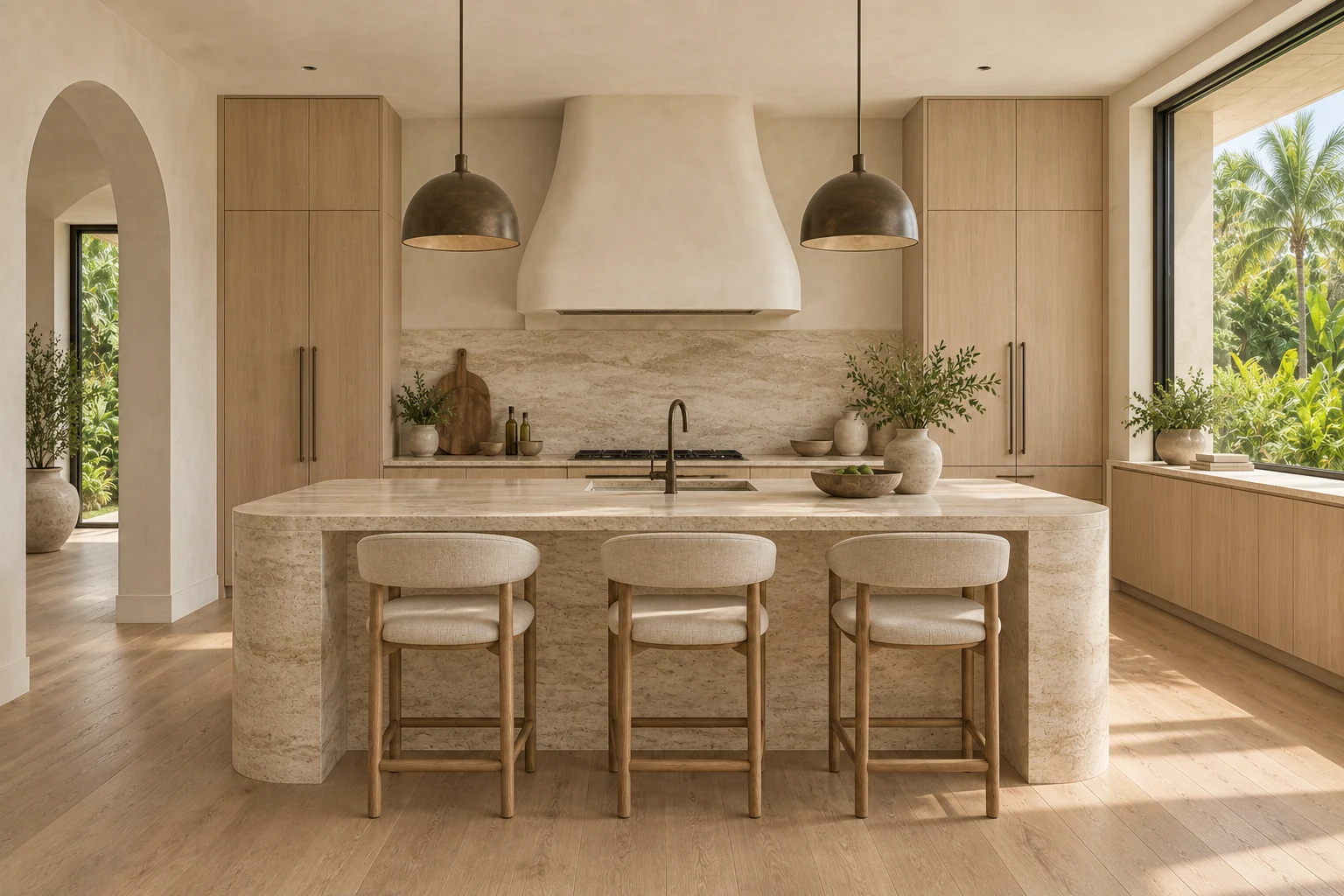 Illustrative kitchen concept for Organic Modern Home.
