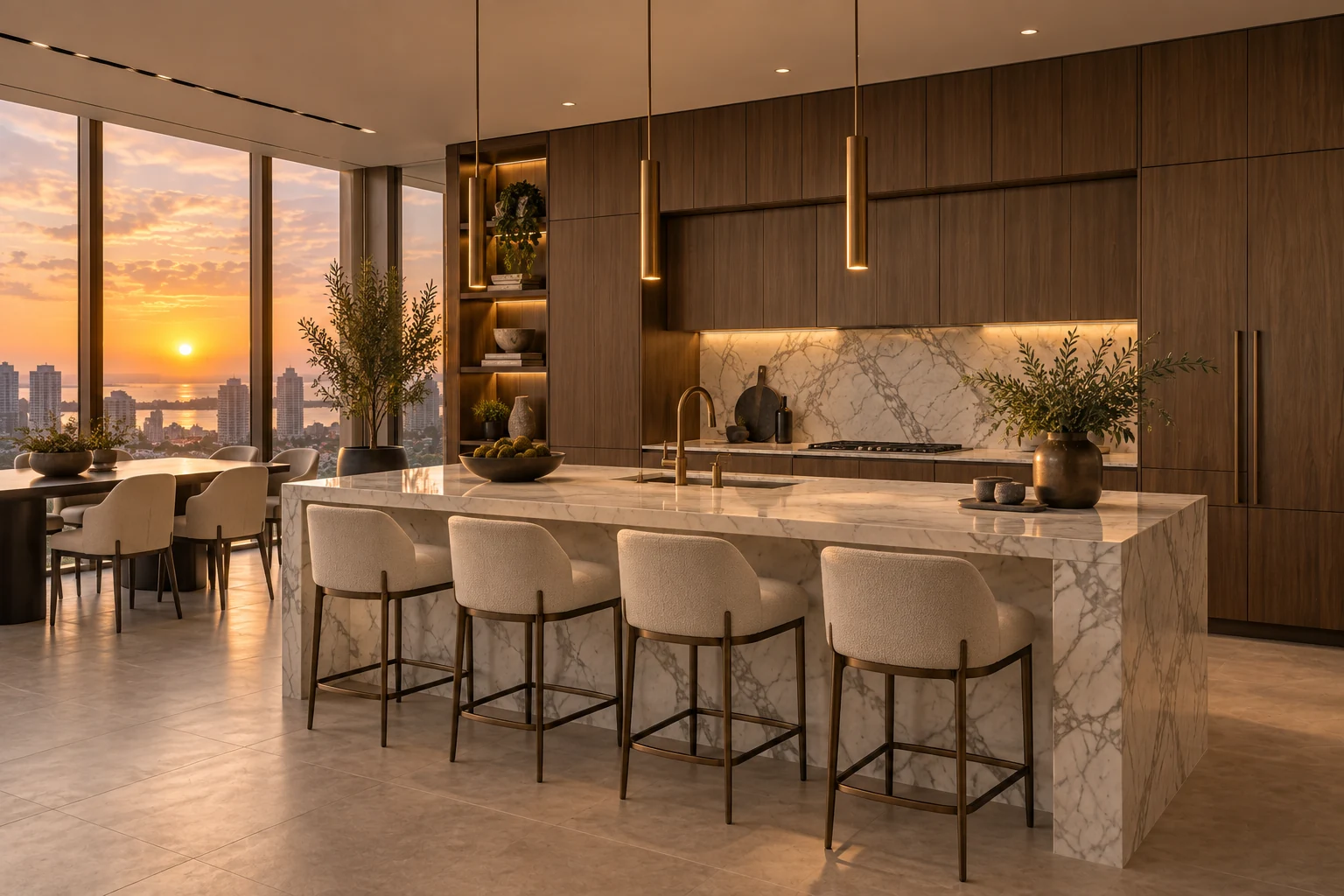 Illustrative kitchen concept for Urban Elegance.